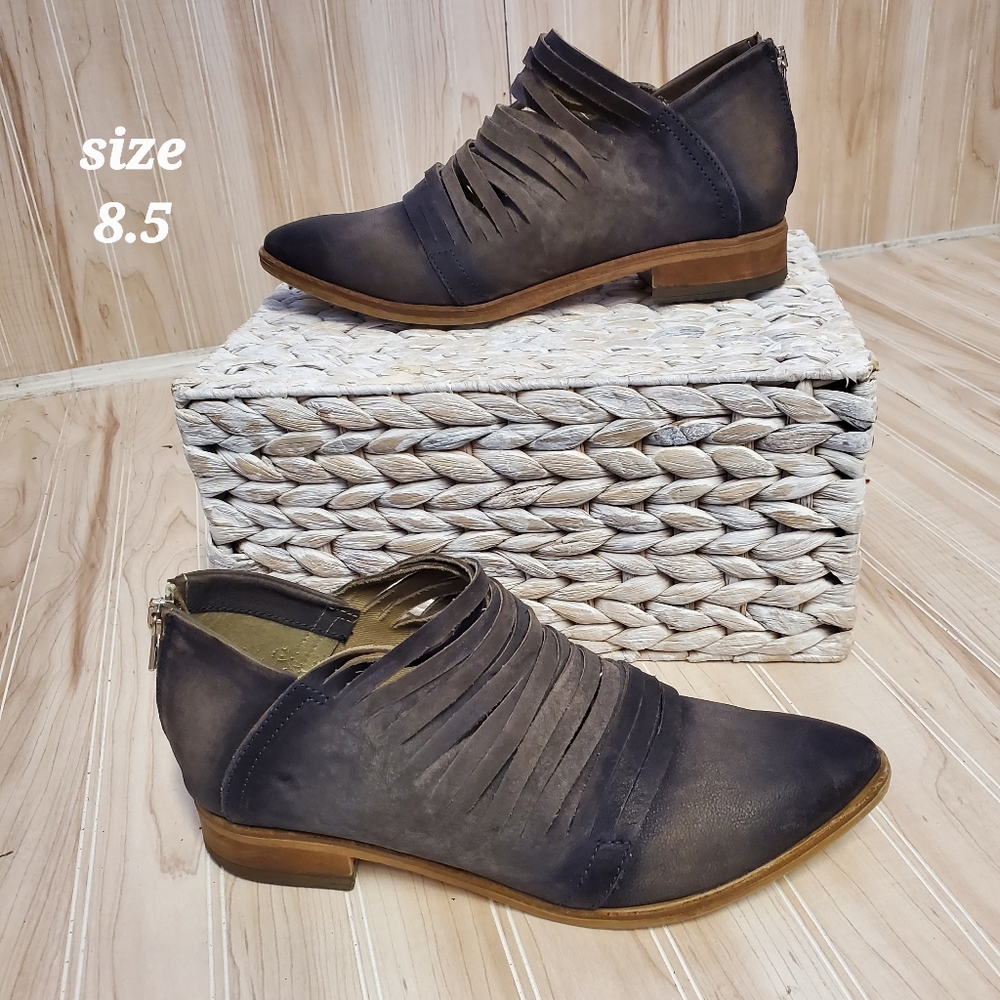 Free People Ankle Boots in Dark Gray